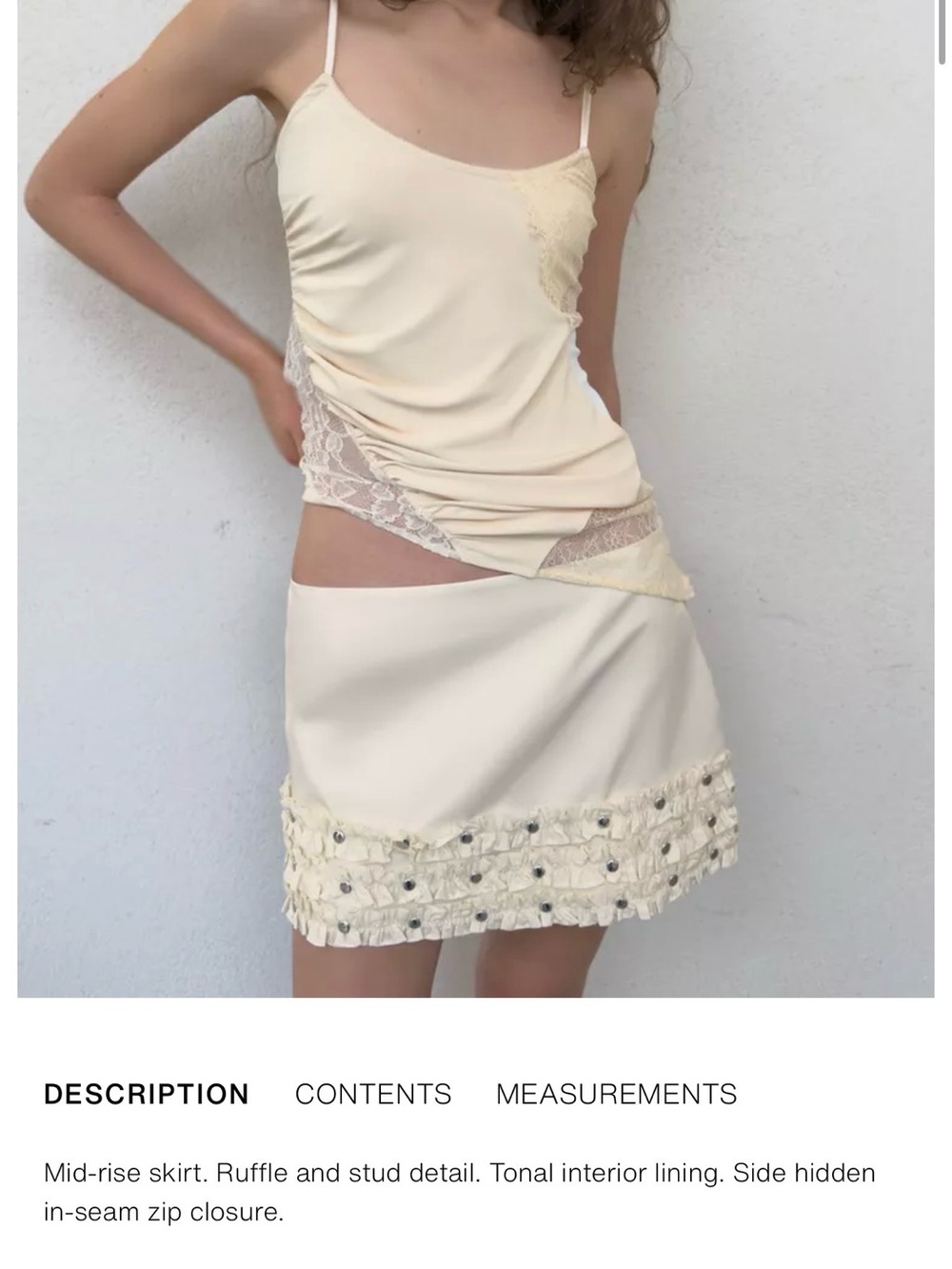Zara Studded Mini Skirt